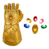 Manopla Thanos Infinity Com Luva Infantil Led Com Boneca