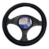 Cubre Volante Goodyear, Negro Con Reflectivo Azul, Auto 38cm