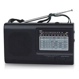 Radio Portatil Fm Am Dual 220v  Multibanda  9 Bandas Sw 