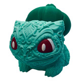 Bulbasaur Pokemon Impreso 3d 20cm Figura Decoración Dropix3d