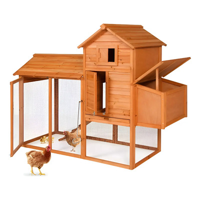 Gallinero Madera Para Patio De 200cm Caja Nido Mascota | Meses sin interés