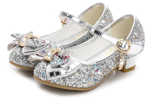 U Zapatos De Niña Sandalias Princesa Zapatillas De Cristal