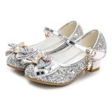 U Zapatos De Niña Sandalias Princesa Zapatillas De Cristal