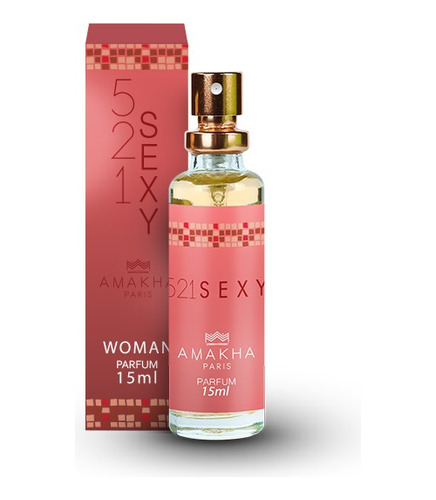 Perfume 521 Sexy Amakha Paris Parfum 15 Ml Para Mulher Bolso