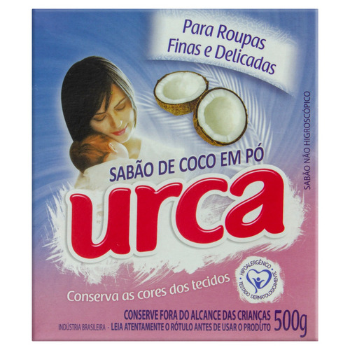 Sabão Em Pó Urca Coco Coco Caixa 500 G