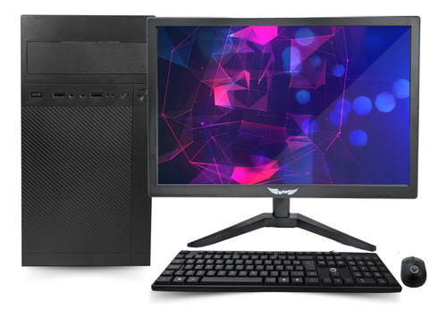 Cpu Pc Desktop Intel I5, 8gb Ram, Ssd 240gb, Monitor + Kit