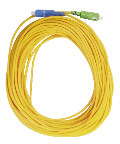 20 Metros Cable Jumper Fibra Optica Monomodo Sc Simplex