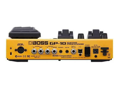 Boss  Gp-10 Con Gk3. Pedalera Sinte Midi 