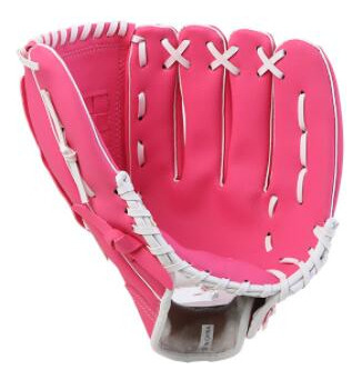 Guante De Béisbol Para Niños/juvenil Rosa Roja, 11,5inch