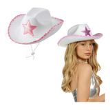 Sombrero Gorro Vaquera Cowboy Sheriff Mujer Estrella X6