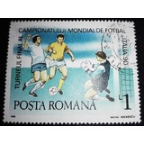 Estampilla Campeonato Mundial Futbol 1990 1 Lira