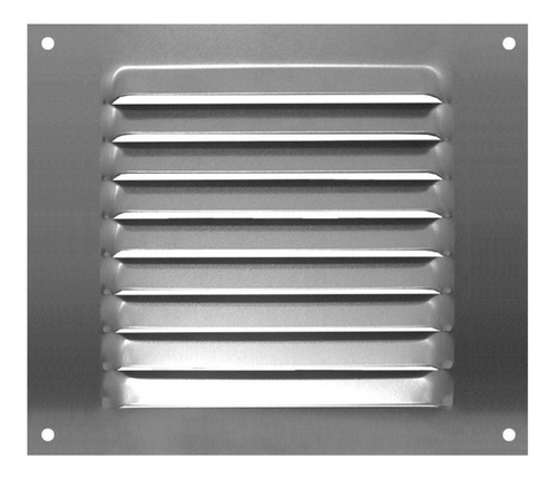 Grade 25 X 25cm Aluminio Ventilação Grelha Acabamento Extern