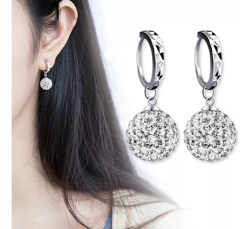 Joyeria Aretes Pendientes De Plata Para Mujer Aretes Largos