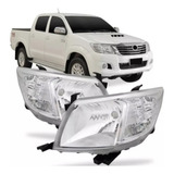 Juego Optica P/ Toyota Hilux 2012 2013 2014 2015 Importada