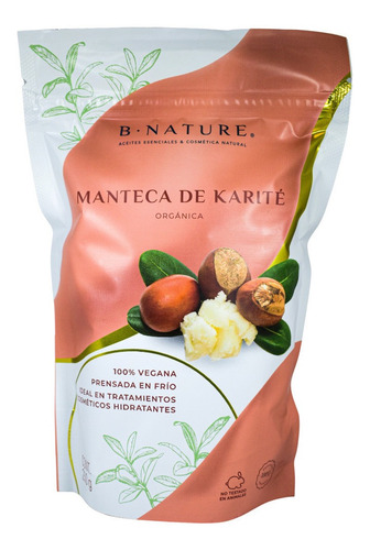 Manteca De Karité 250 Gramos Orgánica Pura Y Natural Bnature