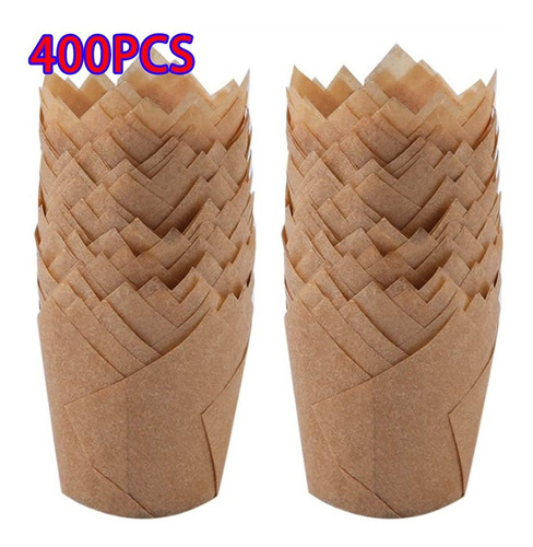 400pcs Forros De Cupcake Tulipa Forros De Cupcake De Cozimen