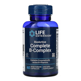 Complexo B Bioactive Life Extension 60 Veg Cap - Riboflavina