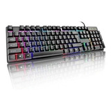 Kit Teclado Mouse Gamer De Membrana Retroiluminado Kr-6300