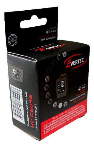 Cartucho De Tinta Evertec Hp 56 Negro 20ml Vencido