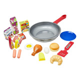 Kit De Comidinhas E Frigideira Infantil De Brinquedo Barato