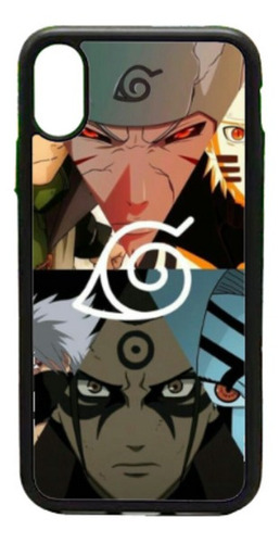 Funda Protector Para iPhone Naruto Uchiha Simbolo Personaje