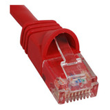Cable De Conexión, Cat 6, Bota Moldeada, Rojo De 10 Pies
