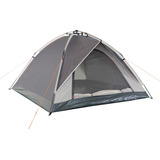 Carpa Camping Detroit 4 Personas Autoarmable Automática Color Gris