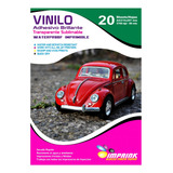 Vinilo Sublimable Adhesivo Transparente A4/20 Hojas