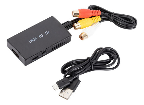 Convertidor Rca A Hdmi, Adaptador Compuesto Av A Hdmi