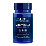 Life Extension Vitamina D3 125 Mcg, 60 Softcaps Sfn