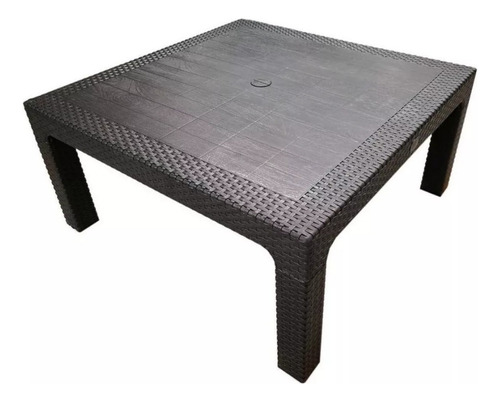 Mesa Ratona Símil Rattan Quality Plastic 70x70