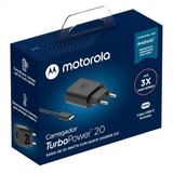 Carregador Motorola One Action Xt2013 Turbopower 18w Tipo-c