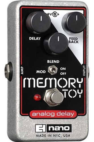 Pedal Electro Harmonix Nano Memory Toy Delay Analogico