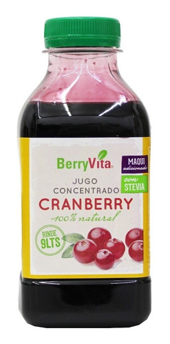 Concentrado Cranberry Maqui Con Stevia 450 Ml.