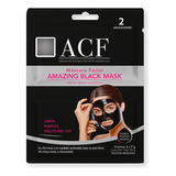 Set X2 Máscara Facial Acf Amazing Black