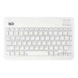 Teclado Inalámbrico Bluetooth Slim Recargable Intco Rdk-904