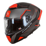 Casco Mt Thunder 4 Sv Jerk B5 Rojo