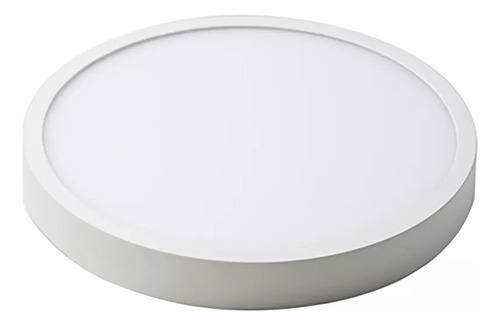 Foco Panel Led 24w Redondo Sobrepuesto 30cm Luz Calida 220v