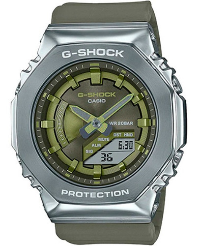 Relógio Casio G-shock Gm-s2100-3adr Aço Inoxidável