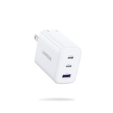 Ugreen 65w Cargador Usb C Con 3 Puertos, Cargador Carga Rapi