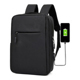 Mochila Escolar Antirrobo Bolsa Casual Para Laptop Carga Usb