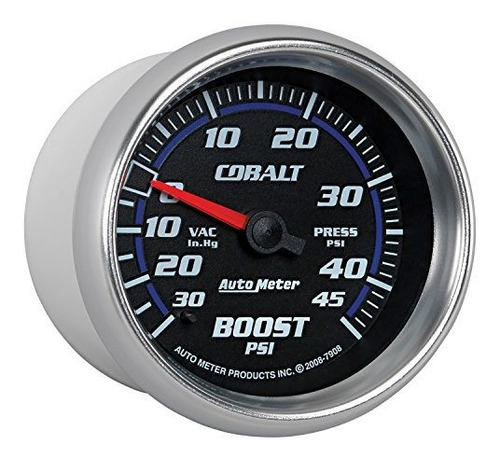 Presion De Turbo -30 A 45 Psi Autometer Cobalt 7908