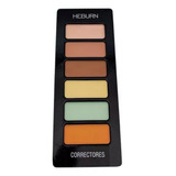 Paleta De Correctores 6 Tonos Heburn Profesional 