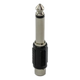 Adaptador Plug 6.5 6.3 Mono Macho A Jack Rca Hembra X 4 Htec