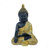 Estatueta Buda Hindu Tailandês Tibetano Meditando 14cm