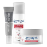 Kit Facial Dermaglós Ultra Volumen Crema Dia Noche Y Ojos