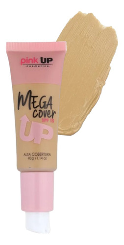 Base Maquillaje Mega Cover Pink Up Cubre Tatuajes