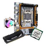 Kit Gamer Placa Mãe X99 Qiyida Ed4 Xeon E5 2620 V3 128gb Coo