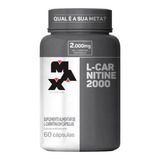 L- Carnitine 2000mg 60 Cápsulas - Max Titanium Sabor Sem Sabor