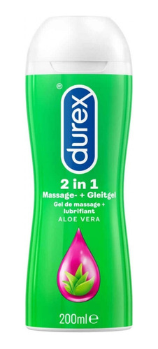 Lubricante Durex Play Massage 2-1  Base De Agua Y Aloe Vera
